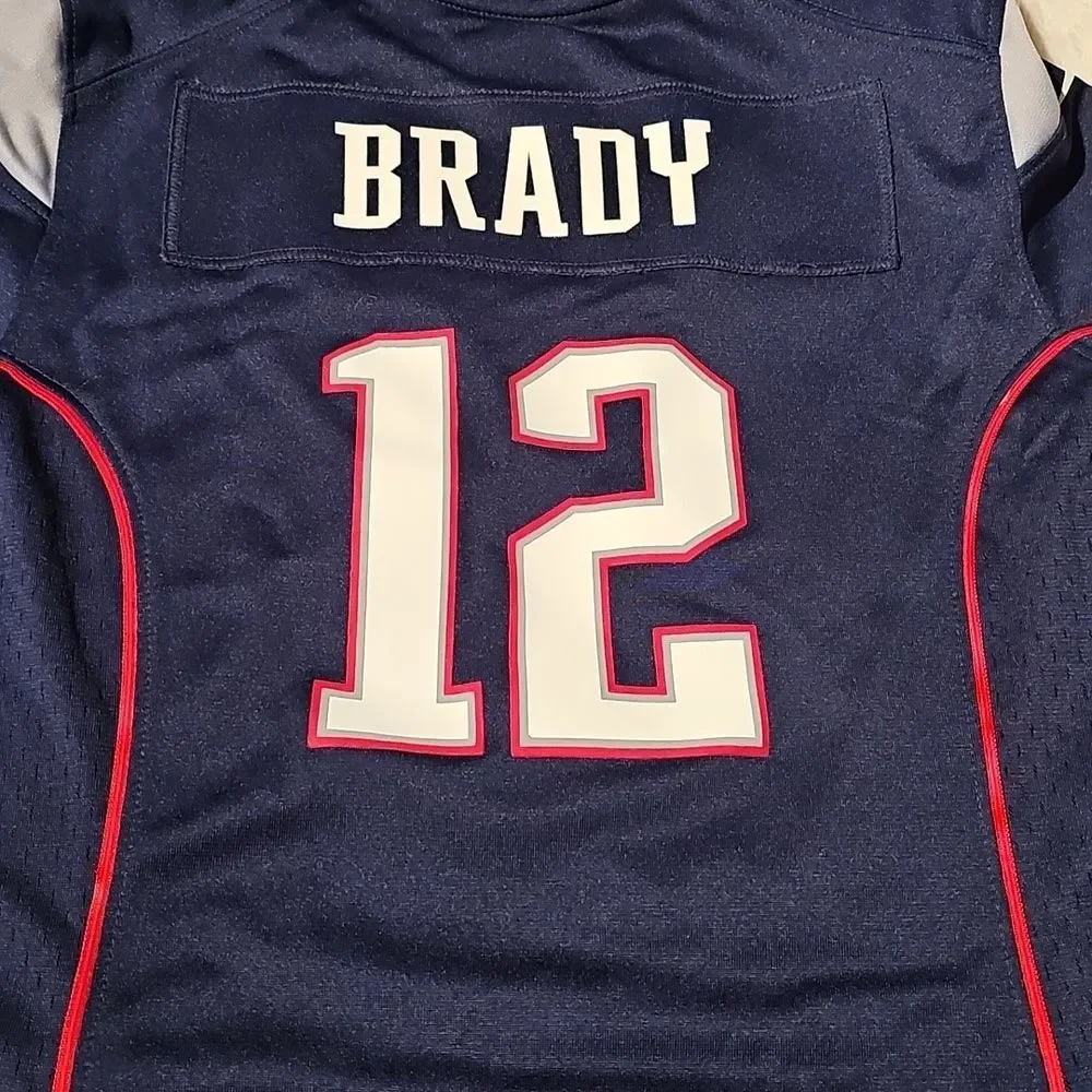 Women’s Tom Brady Navy Blue Limited Nike Jersey Medium